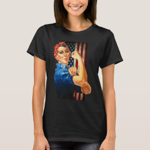 Rosie of the Riveter Emdriven Woman Empower Woman T Shirt