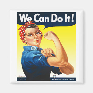 Rosie of the Riveter Fridge Magnet