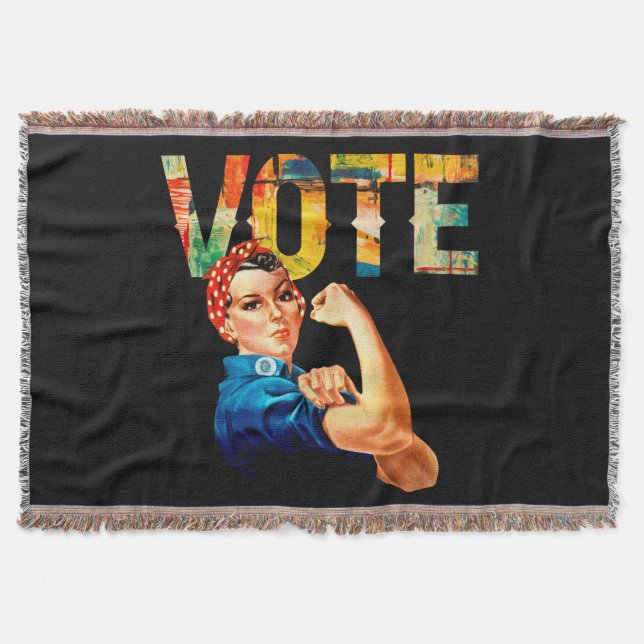 Rosie of the Riveter Poster Vote Val Filt (Framsidan)