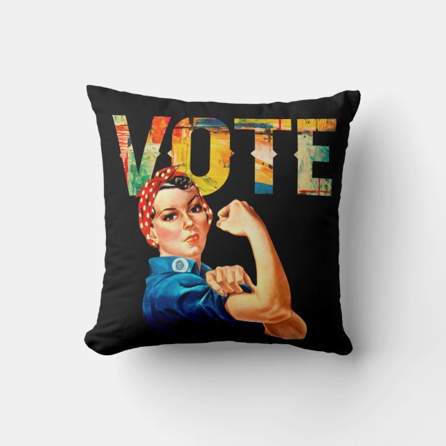 Rosie of the Riveter Poster Vote Val Kudde (Framsida)