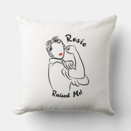 Rosie Razed Decade - Kanvastryck Kudde