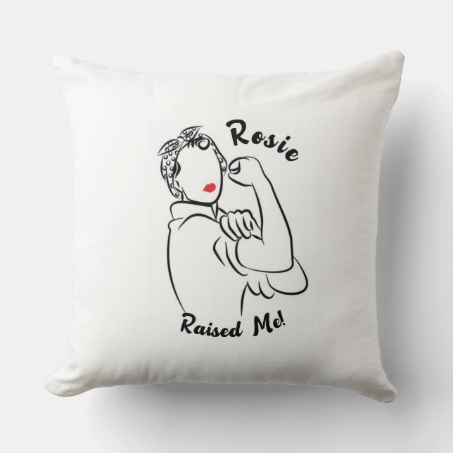 Rosie Razed Decade - Kanvastryck Kudde (Framsida)