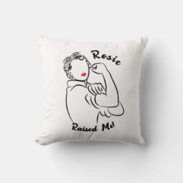 Rosie Razed Decade - Kanvastryck Kudde