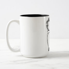 Rosie Razed Decade - Kanvastryck Två-Tonad Mugg