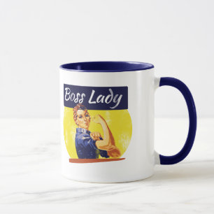 Rosie Riveter Chef Dam Mugg