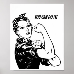 Rosie Riveter, du kan göra det Poster