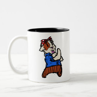 Rosie, Riveter Guinea-Gris Två-Tonad Mugg