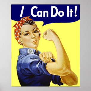 Rosie Riveter - jag kan göra den affischen Poster