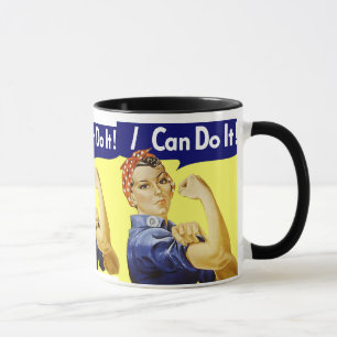 Rosie Riveter - jag kan göra den den Glenn Mugg