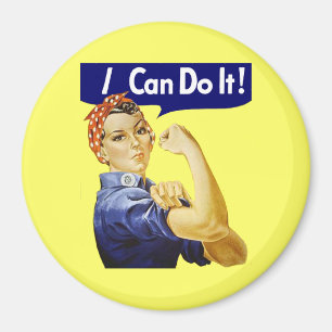 Rosie Riveter - jag kan göra den magneten Magnet