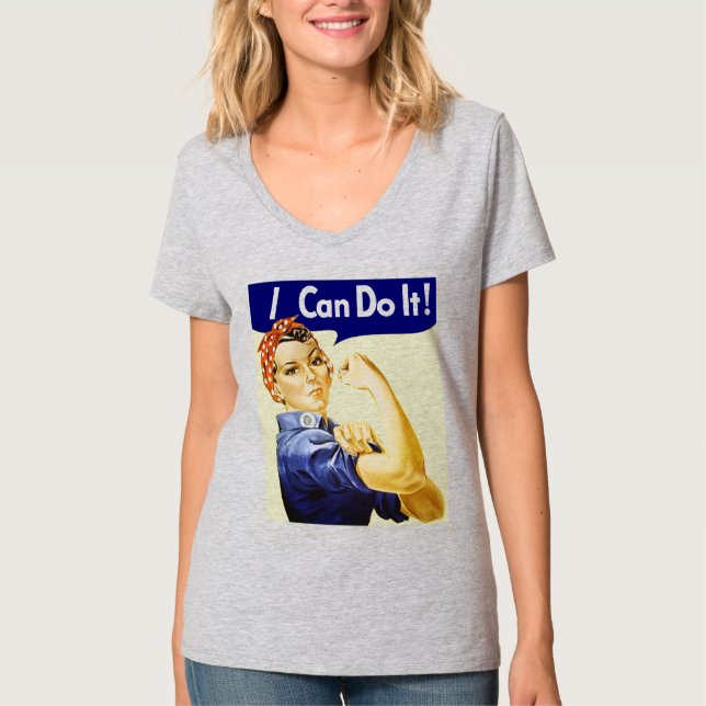 Rosie Riveter - jag kan göra det till tröja (Framsida)