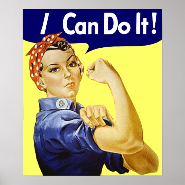 Rosie Riveter - jag kan Poster det (Framsidan)
