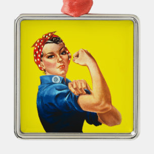 Rosie Riveter Julgransprydnad Metall
