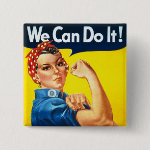 Rosie Riveter Knapp