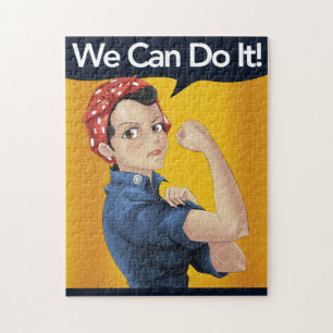 Rosie, Riveter Princess kan göra det Vintagen. Pussel