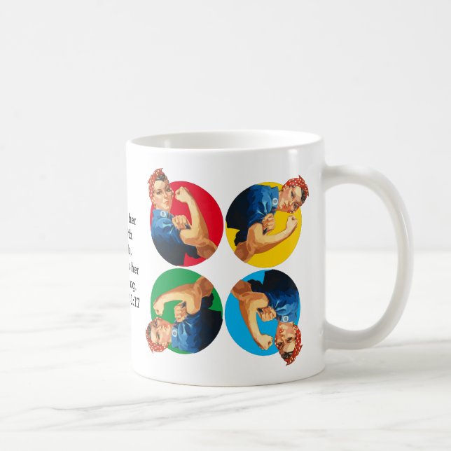 ROSIE RIVETER Proverbs 31 Kaffemugg (Höger)
