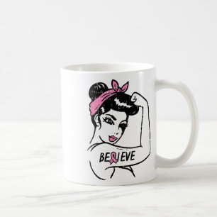 Rosie Riveter tror att det är Medvetet att bekämpa Kaffemugg
