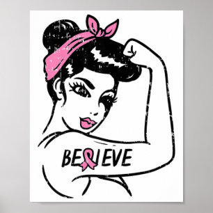 Rosie Riveter tror att det är Medvetet att bekämpa Poster