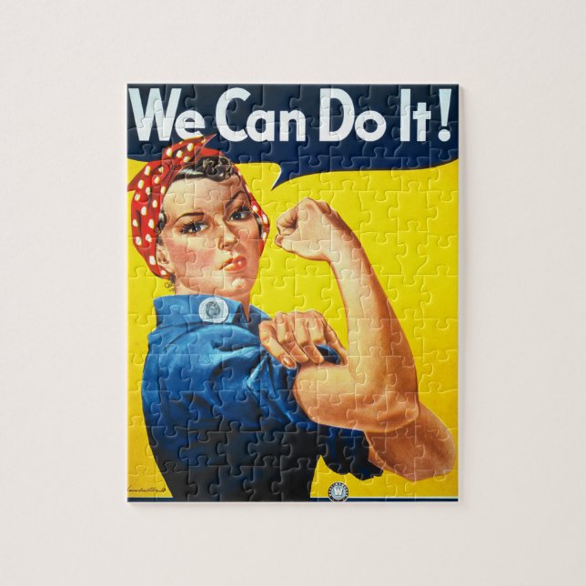 Rosie Riveter Vintage Pussel (Vertikal)