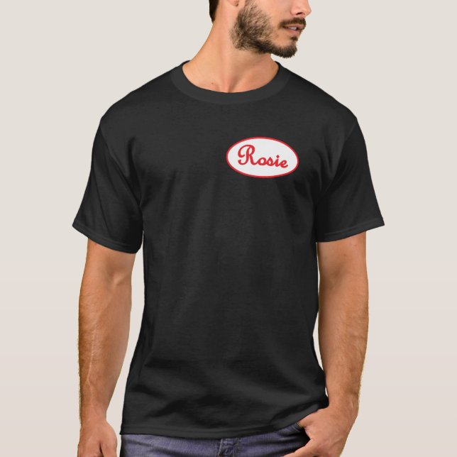 Rosie Riveterdräktskjortan T Shirt (Framsida)