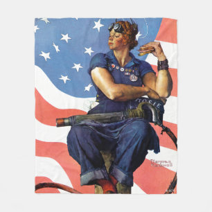 "Rosie riveteren ", Fleecefilt