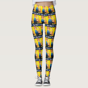 Rosie riveteren "gjorde vi den" damasker leggings