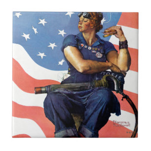 Rosie riveteren kakelplatta