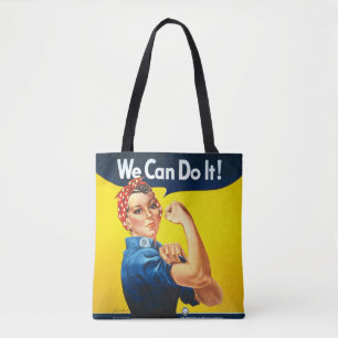 Rosie riveteren - "kan vi göra den!", All över Tygkasse
