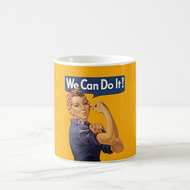Rosie riveteren kan vi göra den röd polka dots kaffemugg (Center)
