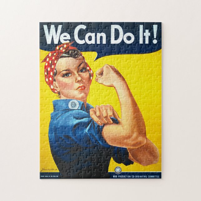Rosie riveteren kan vi göra den världskrig två pussel (Vertikal)