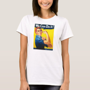 Rosie riveteren kan vi göra den världskrig två tee shirt
