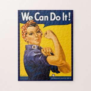 Rosie riveteren kan vi göra den vintage pussel