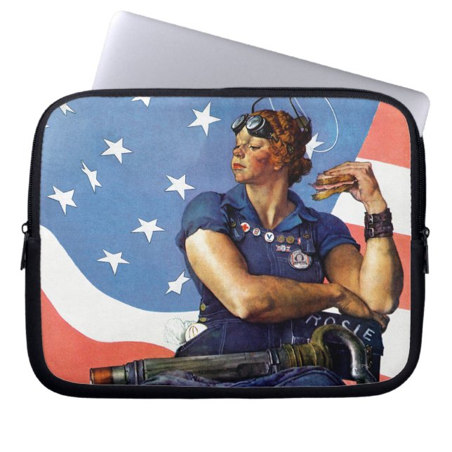 "Rosie riveteren ", Laptop Fodral (Framsidan)