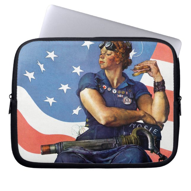 Rosie riveteren laptop sleeve (Framsidan)