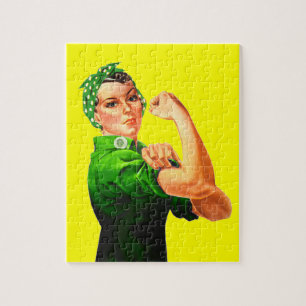 Rosie riveteren - militär service pussel
