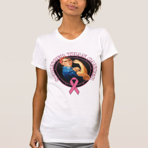 Rosie riveteren som är starkare än bröstcancer t-shirt