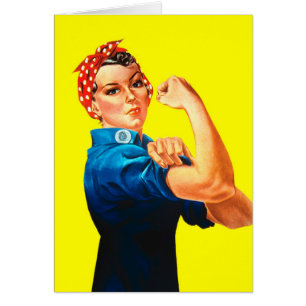 Rosie riveteren - vi kan göra den, kulturell hälsningskort