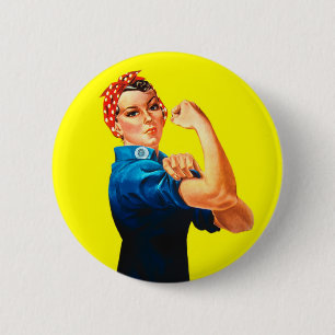 Rosie riveteren - vi kan göra den, kulturell knapp