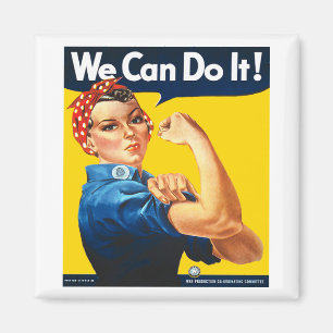 Rosie Riveterkylmagneten Magnet