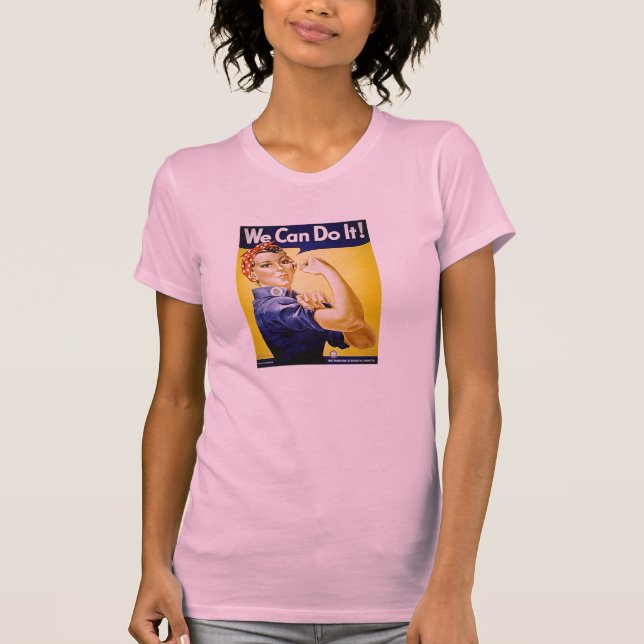 Rosie Riveterrosorna Tee Shirt (Framsida)