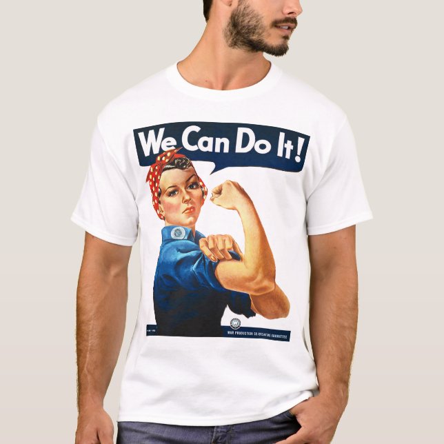 Rosie RiveterT-tröja T Shirt (Framsida)