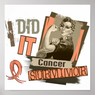 Rosie Sepia gjorde jag den livmoder- cancer Poster