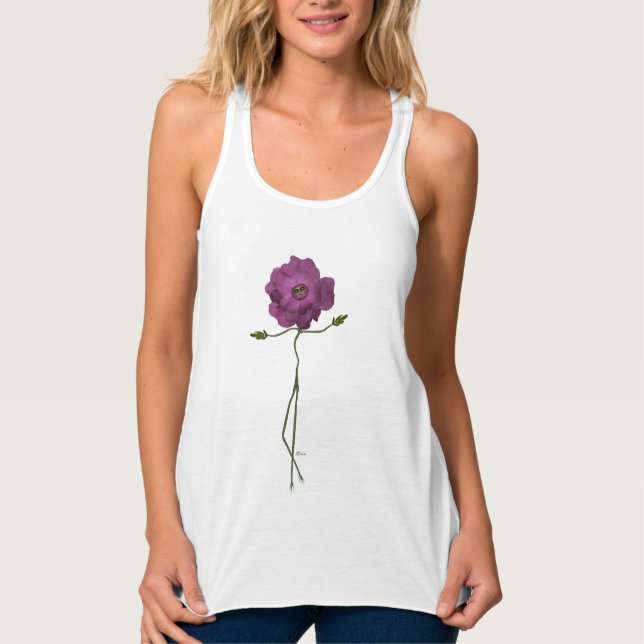 Rosie T-Shirt Linne Med Racerback (Framsida)