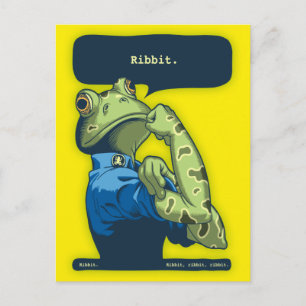 Rosie the Ribbiter Vykort