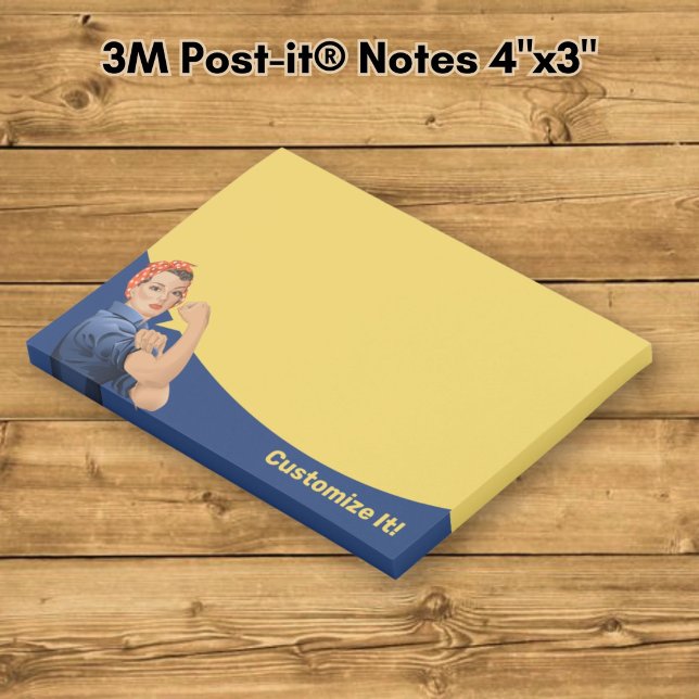 Rosie the Riveter-anteckningar Post-it Block (Skapare uppladdad)