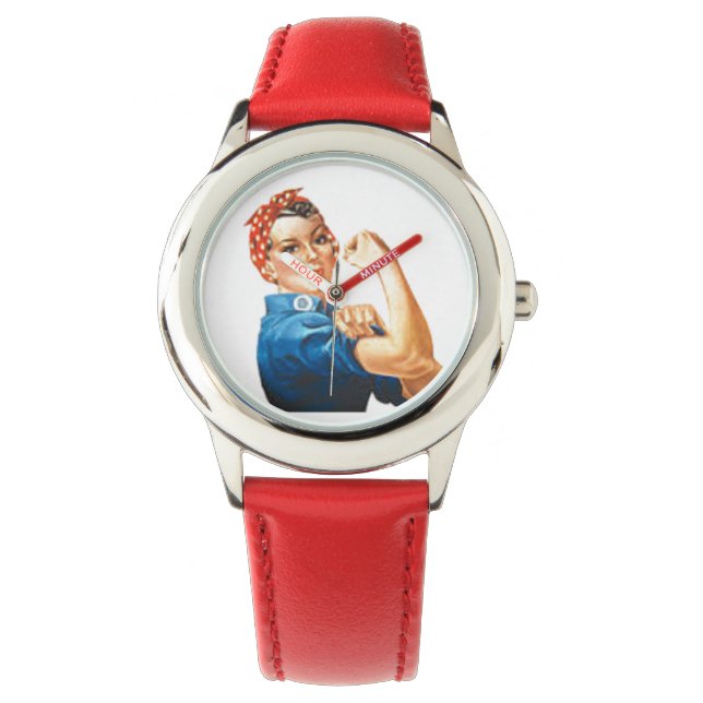 Rosie the Riveter Armbandsur (Framsida)