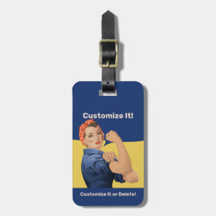 Rosie the Riveter Bagagebricka