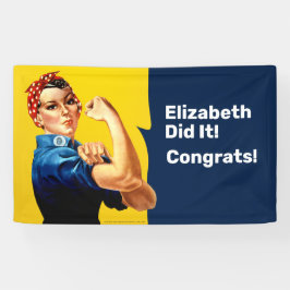 Rosie the Riveter | Banderoll | Anpassa