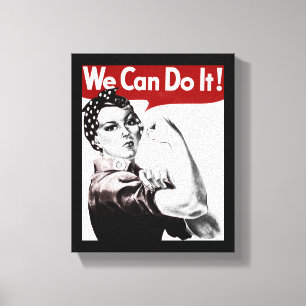 Rosie the Riveter Canvastryck