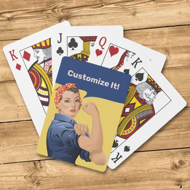 Rosie the Riveter Casinokort (Skapare uppladdad)